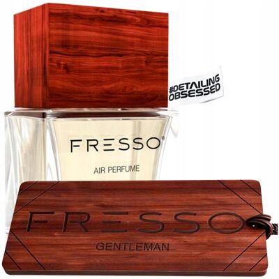 Fresso Gentleman Perfumy Samochodowe 50Ml + Drewniana Zawieszka Zapachowa Fresso Gentleman Perfumy Samochodowe 50Ml + Drewniana Zawieszka Zapachowa