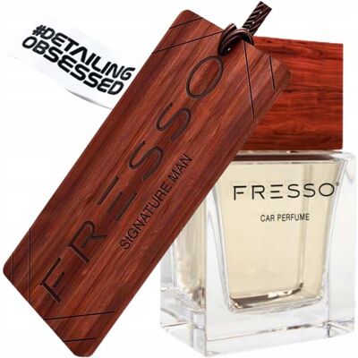 Inny producent Fresso Signature Man 50ml Męskie Perfumy Samochodowe + Zawieszka Zapachowa Inny producent Fresso Signature Man 50ml Męskie Perfumy Samochodowe + Zawieszka Zapachowa