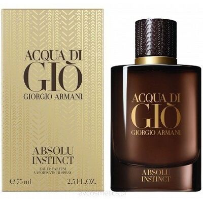 Giorgio Armani Acqua Di Gio Absolu Instinct, woda perfumowana, 75 ml Giorgio Armani Acqua Di Gio Absolu Instinct, woda perfumowana, 75 ml