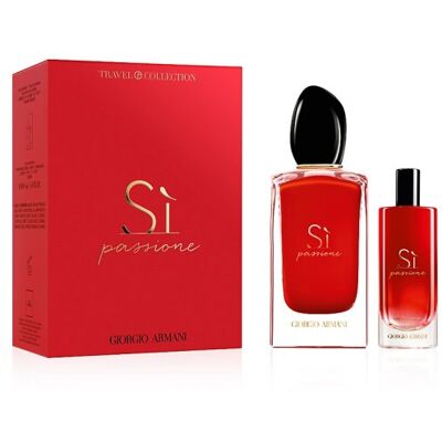Zestaw perfum Giorgio Armani Sì Passione - Kwiatowo-owocowy, Kobiety Zestaw perfum Giorgio Armani Sì Passione - Kwiatowo-owocowy, Kobiety