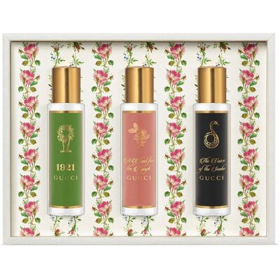Gucci The Alchemist's Garden zestaw 1921 woda perfumowana spray 15ml + A Chant for the Nymph woda perfumowana spray 15ml + The Voice of the Snake wo.. Gucci The Alchemist's Garden zestaw 1921 woda perfumowana spray 15ml + A Chant for the Nymph woda perfumowana spray 15ml + The Voice of the Snake wo..
