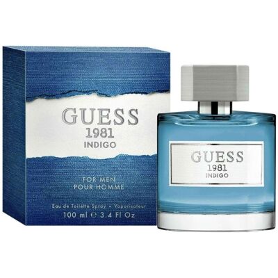 Guess 1981 Indigo Eau De Toilette Spray - Mężczyzna - 100ml Guess 1981 Indigo Eau De Toilette Spray - Mężczyzna - 100ml