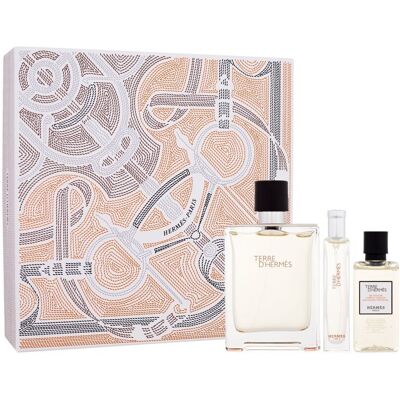 Zestaw Prezentowy Hermès Terre D'Hermès EdT 100 ml + EdT 15 ml + SG 40 ml Zestaw Prezentowy Hermès Terre D'Hermès EdT 100 ml + EdT 15 ml + SG 40 ml