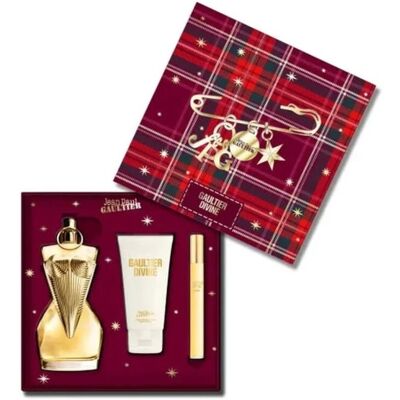 Jean Paul Gaultier Gaultier Divine 100ml woda perfumowana + 10ml woda perfumowana + 75ml balsam do ciała Jean Paul Gaultier Gaultier Divine 100ml woda perfumowana + 10ml woda perfumowana + 75ml balsam do ciała