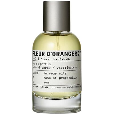 Le Labo Fleur d'Oranger 27 woda perfumowana spray 50ml Le Labo Fleur d'Oranger 27 woda perfumowana spray 50ml