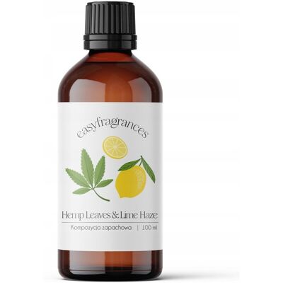 Inny producent Olejek zapachowy do świec EasyFragrances Hemp Leaves & Lime Haze 100 ml Inny producent Olejek zapachowy do świec EasyFragrances Hemp Leaves & Lime Haze 100 ml