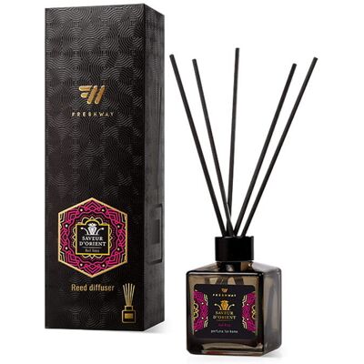 Inny producent Freshway Dyfuzor Zapachowy Z Patyczkami Orientalny 150 Ml - Oud Rose Inny producent Freshway Dyfuzor Zapachowy Z Patyczkami Orientalny 150 Ml - Oud Rose