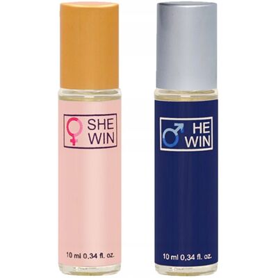 Perfumy, zestaw dla niej i dla niego 2 x 10ml. Perfumy, zestaw dla niej i dla niego 2 x 10ml.