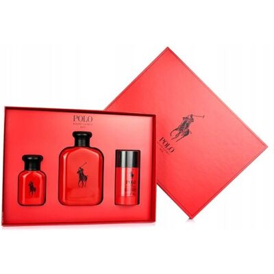 Polo Ralph Lauren Polo, Red, Zestaw Woda Perfumowana 40 Ml + Dezodoroant 75 Ml Polo Ralph Lauren Polo, Red, Zestaw Woda Perfumowana 40 Ml + Dezodoroant 75 Ml