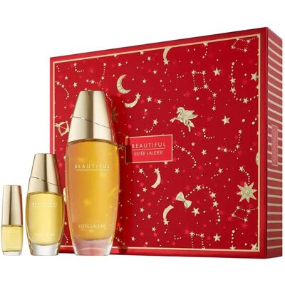 Set Estee Lauder: Beautiful, Eau De Parfum, For Women, 100 Ml + Beautiful, Eau De Parfum, For Women, 30 Ml + Beautiful, Eau De Parfum, For Women, 4... Set Estee Lauder: Beautiful, Eau De Parfum, For Women, 100 Ml + Beautiful, Eau De Parfum, For Women, 30 Ml + Beautiful, Eau De Parfum, For Women, 4...