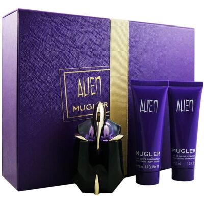 SET Mugler Alien EDP 30 ml+BL 50 ml+SG 50 ml SET Mugler Alien EDP 30 ml+BL 50 ml+SG 50 ml