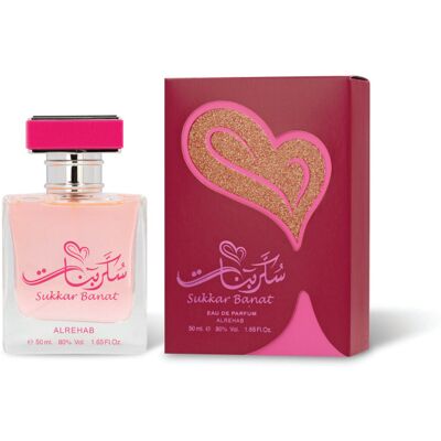 SUKKAR BANAT Woda Perfumowana Arabska Damska 50 ml Al Rehab EDP SUKKAR BANAT Woda Perfumowana Arabska Damska 50 ml Al Rehab EDP