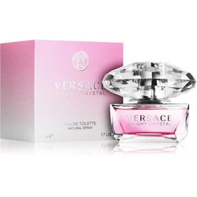 Versace Bright Crystal Eau De Toilette - Kwiatowe i Owocowe, 50ml Versace Bright Crystal Eau De Toilette - Kwiatowe i Owocowe, 50ml
