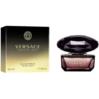 Versace Crystal Noir Eau De Parfum 50ml dla Kobiet - Kwiatowo i Orientacyjny Zapach Versace Crystal Noir Eau De Parfum 50ml dla Kobiet - Kwiatowo i Orientacyjny Zapach
