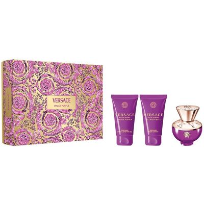 Versace Dylan Purple - Kwiatowo-owocowy Zestaw Perfum Versace Dylan Purple - Kwiatowo-owocowy Zestaw Perfum