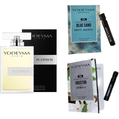 Yodeyma Platinum Woda Perfumowana Dla Mężczyzn 100ml + 2 Próbki Yodeyma Platinum Woda Perfumowana Dla Mężczyzn 100ml + 2 Próbki