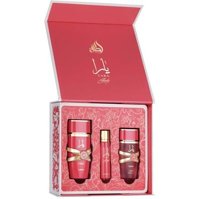 Zestaw Lattafa Yara Candy 100ml Edp 12ml Edp Mgiełka Do Włosów 50ml Zestaw Lattafa Yara Candy 100ml Edp 12ml Edp Mgiełka Do Włosów 50ml