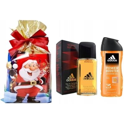 Zestaw Prezentowy Adidas Woda Toaletowa Active Bodies 100ml + Żel Zestaw Prezentowy Adidas Woda Toaletowa Active Bodies 100ml + Żel
