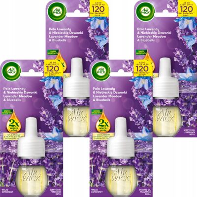 Inny producent Air Wick Zapas Wkład Zapachowy Pola Lawendy & Niebieskie Dzwonki 19 Ml X4 / Air Wick Inny producent Air Wick Zapas Wkład Zapachowy Pola Lawendy & Niebieskie Dzwonki 19 Ml X4 / Air Wick
