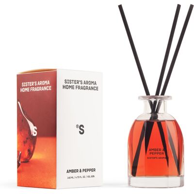 Inny producent Zapach do domu AMBER & PEPPER 140 ml Inny producent Zapach do domu AMBER & PEPPER 140 ml