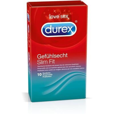 Durex, Prezerwatywy Gefühlsecht Slim Fit 10 Durex, Prezerwatywy Gefühlsecht Slim Fit 10