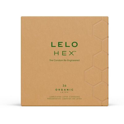 Organiczne prezerwatywy LELO HEX ORGANIC 36 sztuk Organiczne prezerwatywy LELO HEX ORGANIC 36 sztuk
