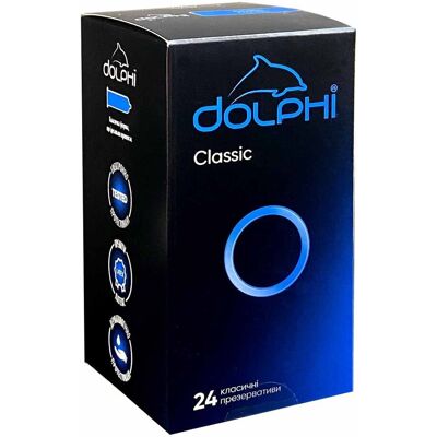 Prezerwatywy Dolphi Classic 24 szt. Prezerwatywy Dolphi Classic 24 szt.