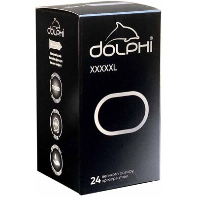 Prezerwatywy Dolphi XXXXXL 24 szt. Prezerwatywy Dolphi XXXXXL 24 szt.