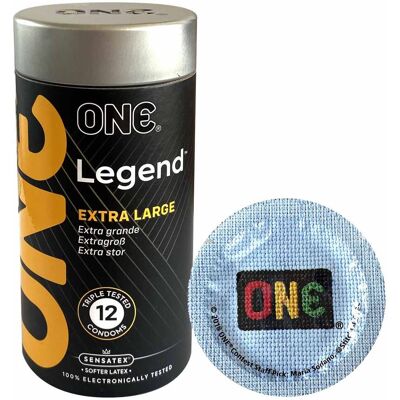 Prezerwatywy ONE Legend XL - Rozmiar Extra Duży, Naturalny Lateks, Ekologiczne Opakowanie Prezerwatywy ONE Legend XL - Rozmiar Extra Duży, Naturalny Lateks, Ekologiczne Opakowanie