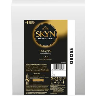 Skyn, Original, Nielateksowe prezerwatywy, 144 szt. Skyn, Original, Nielateksowe prezerwatywy, 144 szt.