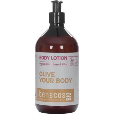 Benecos Wegański Balsam Ciała z Oliwą - 500 ml - Balsam Ciała Benecos Wegański Balsam Ciała z Oliwą - 500 ml - Balsam Ciała