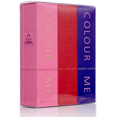 Milton Lloyd Colour Me Red Purple Pink, zestaw, 3x50 ml Milton Lloyd Colour Me Red Purple Pink, zestaw, 3x50 ml