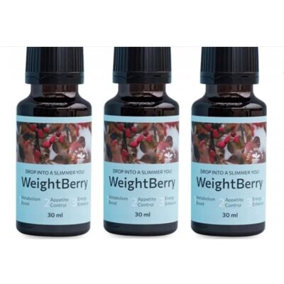 3x Weightberry (30 Ml) Ekologiczny Sposób Na Odchudzanie 3x Weightberry (30 Ml) Ekologiczny Sposób Na Odchudzanie