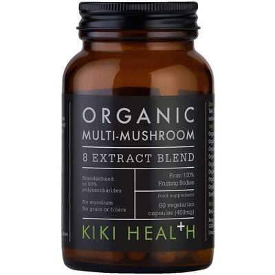 KIKI Health Organiczna Mieszanka 8 Ekstraktów Grzybów - 60 Vegicaps KIKI Health Organiczna Mieszanka 8 Ekstraktów Grzybów - 60 Vegicaps
