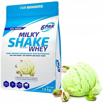 6Pak Milky Shake Whey 1800 G Białko Wpc Z Maślanką 6Pak Milky Shake Whey 1800 G Białko Wpc Z Maślanką