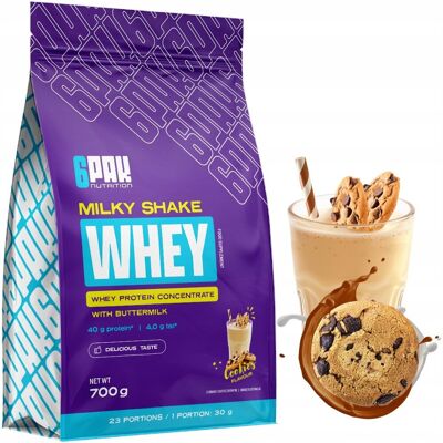 6PAK Nutrition Białko Serwatkowe - Czekolada, 3 Smaki - 700g 6PAK Nutrition Białko Serwatkowe - Czekolada, 3 Smaki - 700g