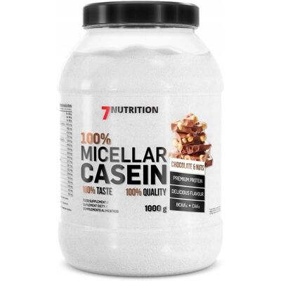 7NUTRITION CASEIN MICELLAR 1000G BIAŁKO CZEKOLADA KAZEINA MICELARNA NA NOC 7NUTRITION CASEIN MICELLAR 1000G BIAŁKO CZEKOLADA KAZEINA MICELARNA NA NOC