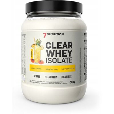 7NUTRITION CLEAR WHEY ISOLATE 500G TROPICAL IZOLAT BIAŁKA BEZ LAKTOZY WPI 7NUTRITION CLEAR WHEY ISOLATE 500G TROPICAL IZOLAT BIAŁKA BEZ LAKTOZY WPI