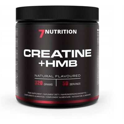 Inny producent 7Nutrition Creatine + HMB 320 g KREATYNA wapń D3 monohydrat Kreatyny Siła Inny producent 7Nutrition Creatine + HMB 320 g KREATYNA wapń D3 monohydrat Kreatyny Siła