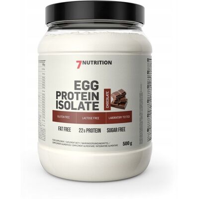 7NUTRITION EGG PROTEIN ISOLATE 500G BIAŁKO JAJA CZEKOLADA MIĘŚNIE MASA 7NUTRITION EGG PROTEIN ISOLATE 500G BIAŁKO JAJA CZEKOLADA MIĘŚNIE MASA