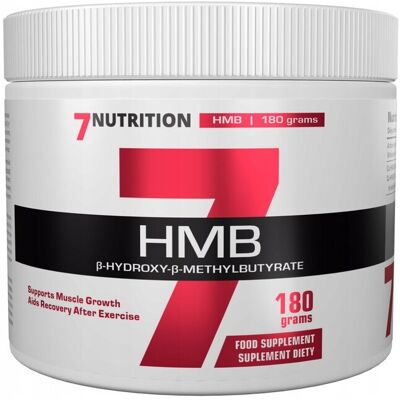 7NUTRITION HMB PURE 180G ANTYKATABOLIK HYDROXY BETA METYLOMAŚLAN 7NUTRITION HMB PURE 180G ANTYKATABOLIK HYDROXY BETA METYLOMAŚLAN