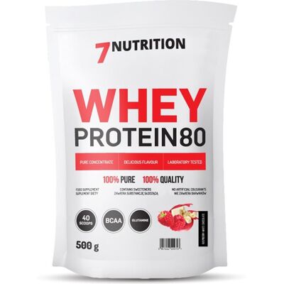 7Nutrition, Odżywka białkowa, Whey Protein 80, cappucino, 500 g 7Nutrition, Odżywka białkowa, Whey Protein 80, cappucino, 500 g