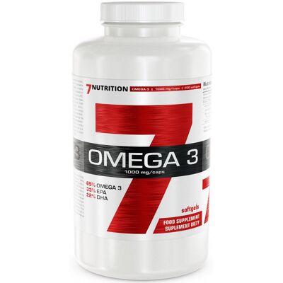 7Nutrition Omega 3 - 220 miękkich kapsułek - Suplementy diety 7Nutrition Omega 3 - 220 miękkich kapsułek - Suplementy diety