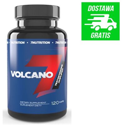 7Nutrition Volcano - Wzmacniacz testosteronu - 150 Wegetariańskich Kapsułek 7Nutrition Volcano - Wzmacniacz testosteronu - 150 Wegetariańskich Kapsułek