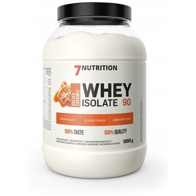 7Nutrition Whey Isolate 90 1kg Salted caramel Białko Regeneracja Mięśnie 7Nutrition Whey Isolate 90 1kg Salted caramel Białko Regeneracja Mięśnie