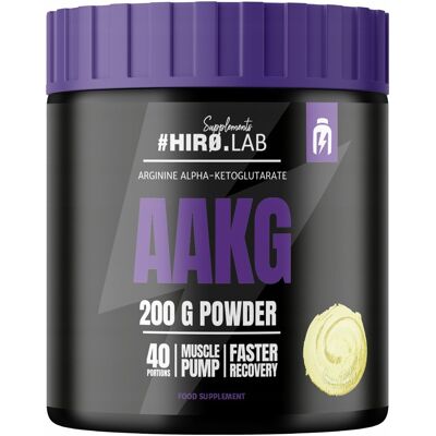 Hiro.Lab AAKG Pompa Przedtreningówka Arginina 200 g Mocna l-arginina - azotu Hiro Hiro.Lab AAKG Pompa Przedtreningówka Arginina 200 g Mocna l-arginina - azotu Hiro