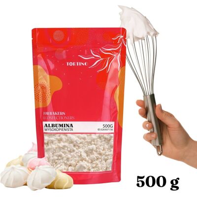 Albumina wysokopienista - białko w proszku 500g Tortino Albumina wysokopienista - białko w proszku 500g Tortino