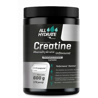 MedicaLine ALINESS ALLHYDRATE CREATINE CREAPURE 600G BEZSMAKOWA CZYSTA KREATYNA MedicaLine ALINESS ALLHYDRATE CREATINE CREAPURE 600G BEZSMAKOWA CZYSTA KREATYNA