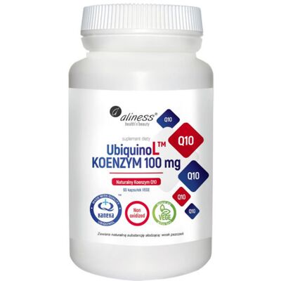 KANEKA UbiquinoL Naturalny Koenzym Q10 - 60 Kapsułek Wegetariańskich KANEKA UbiquinoL Naturalny Koenzym Q10 - 60 Kapsułek Wegetariańskich