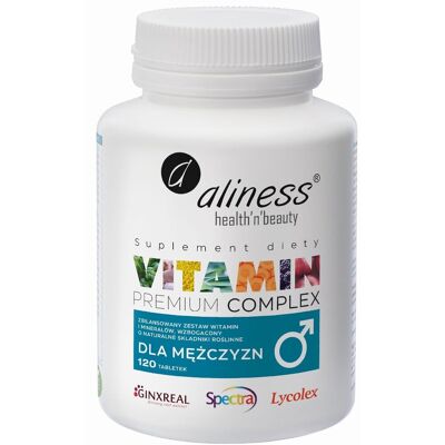 Aliness Kompleks witamin dla Mężczyzn - Premium Witamin dla Mężczyzn Aliness Kompleks witamin dla Mężczyzn - Premium Witamin dla Mężczyzn